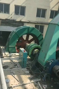 某水泥廠選用TDMK1400-40/3250 1400KW高壓同步電機配套球磨機